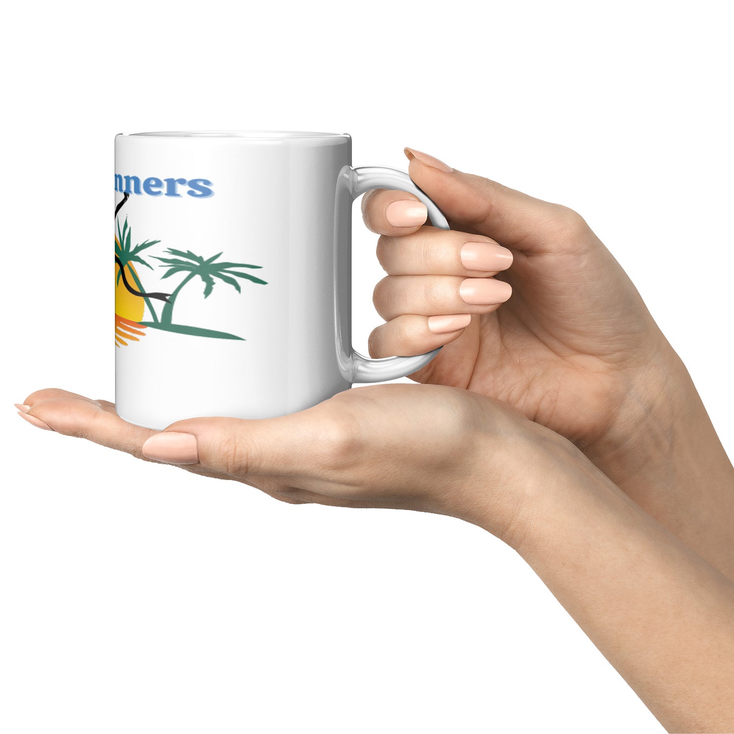 Women's Ocean Runners Coffee Mug Wht