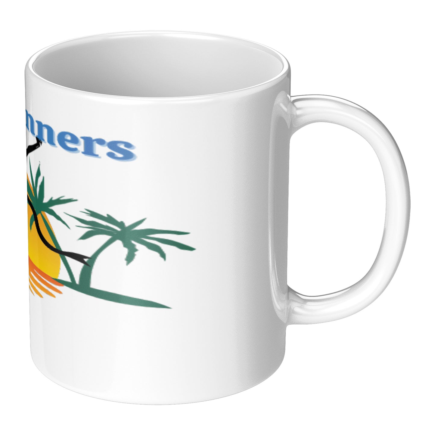 Women's Ocean Runners Coffee Mug Wht