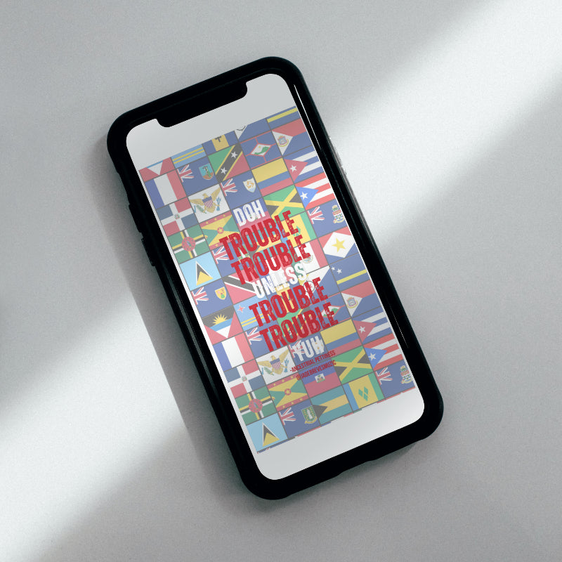 Doh Trouble Trouble Phone Wallpaper