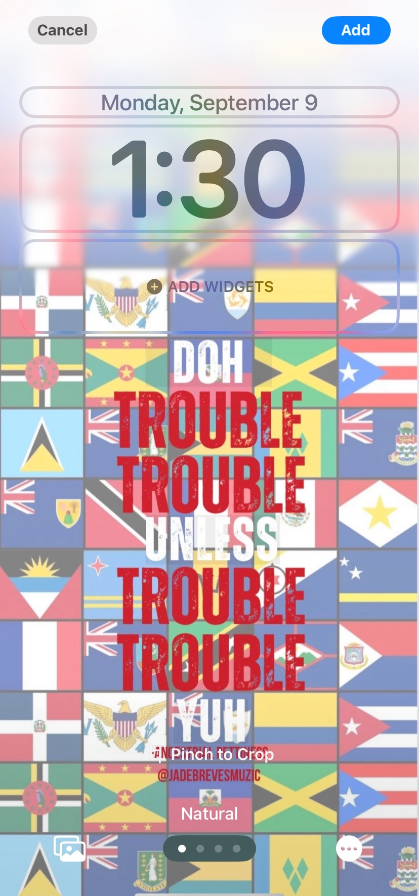Doh Trouble Trouble Phone Wallpaper