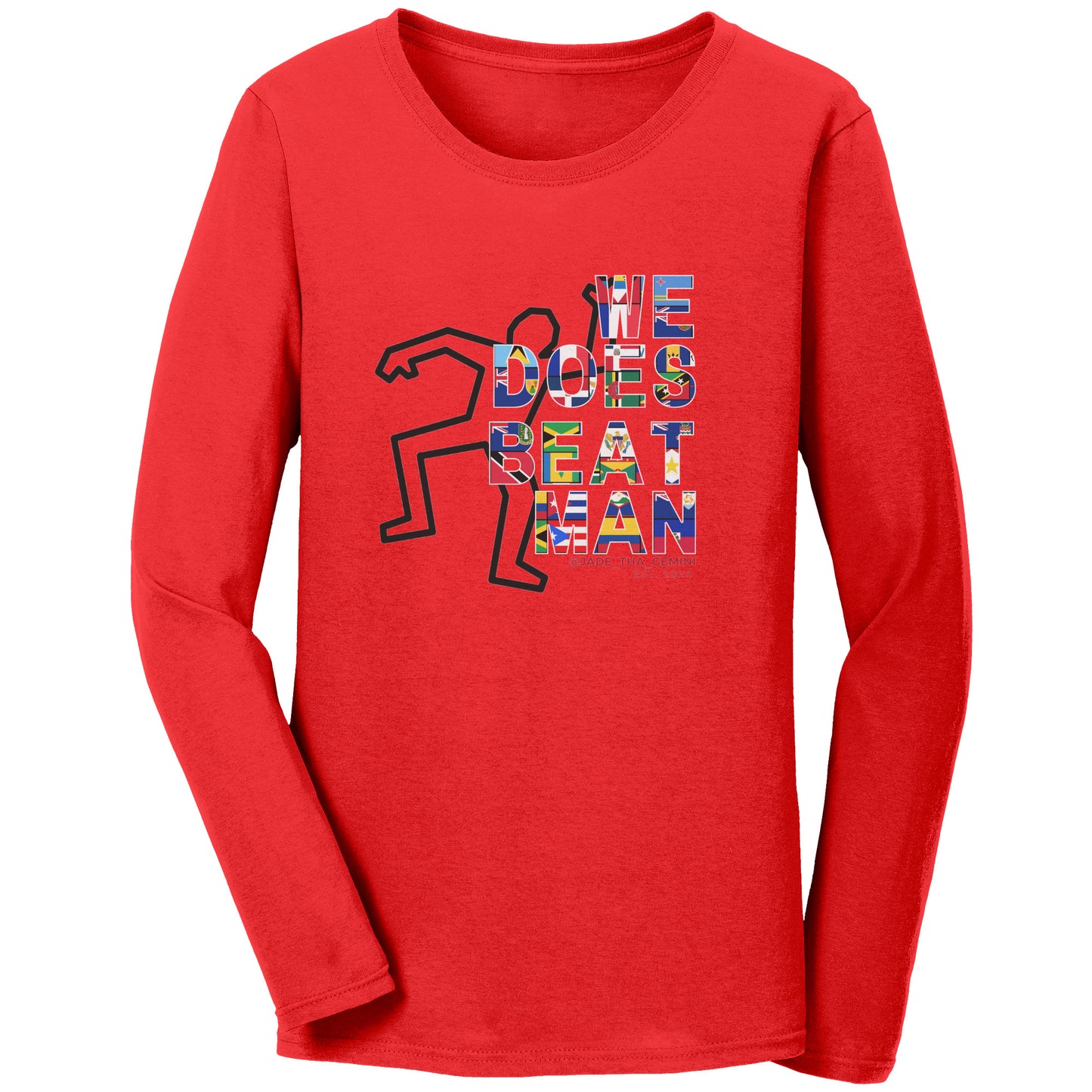 Longsleeve - We Does Beat Man Tshirt