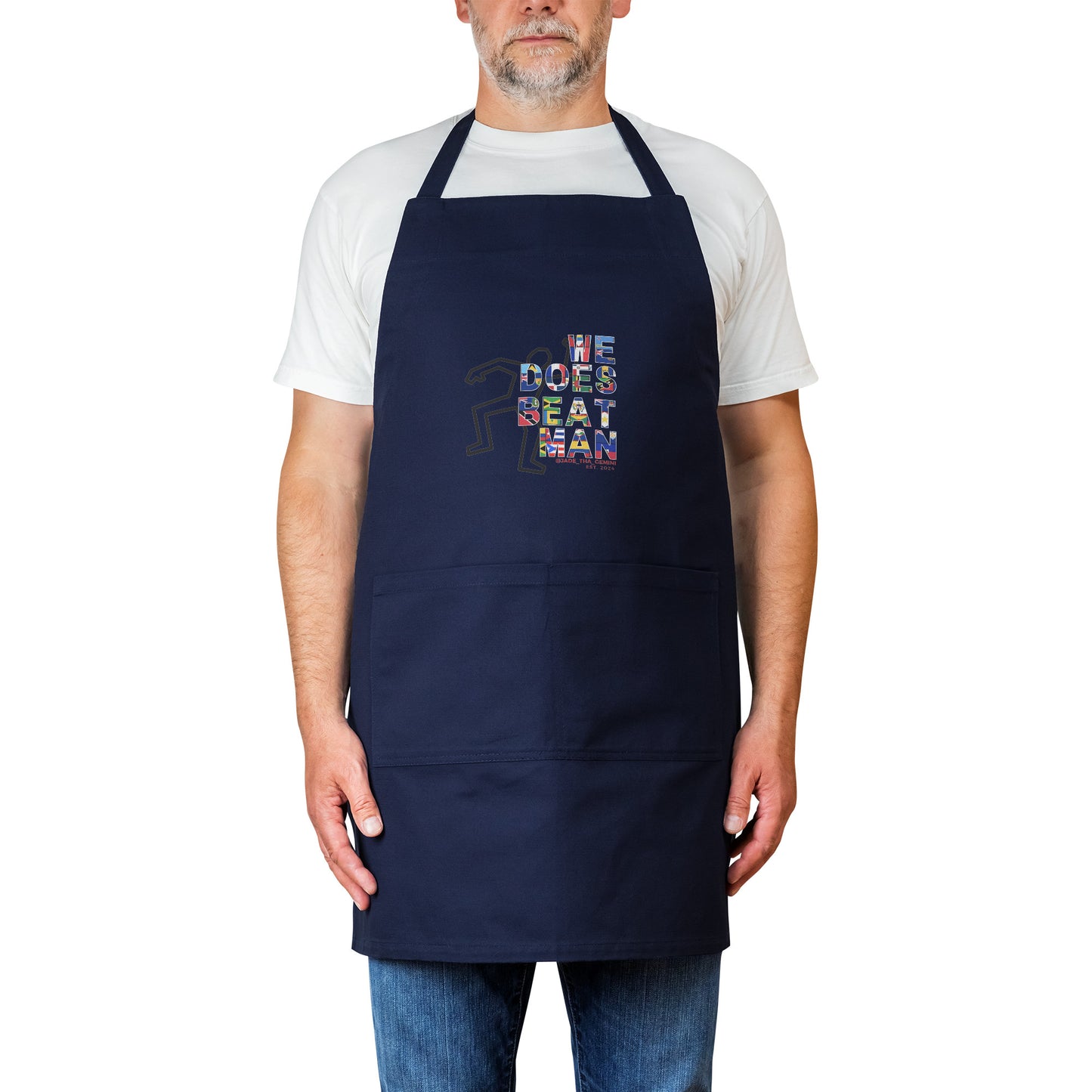We Does Beat Man Apron