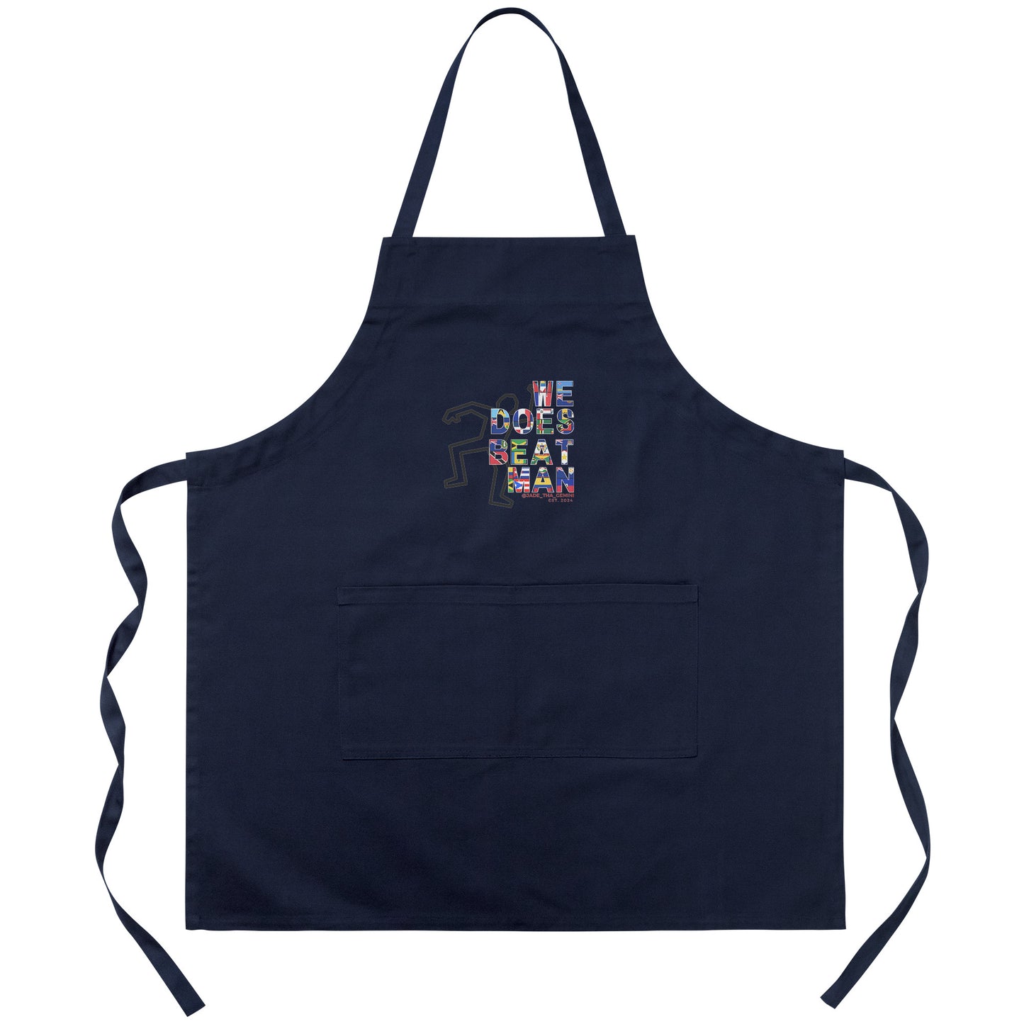 We Does Beat Man Apron