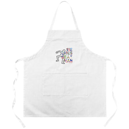 We Does Beat Man Apron