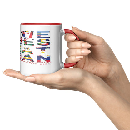 We Does Beat Man Coffee Mug