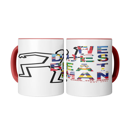 We Does Beat Man Coffee Mug