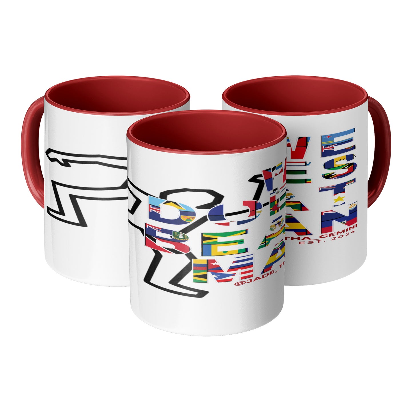 We Does Beat Man Coffee Mug