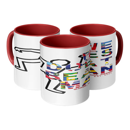 We Does Beat Man Coffee Mug