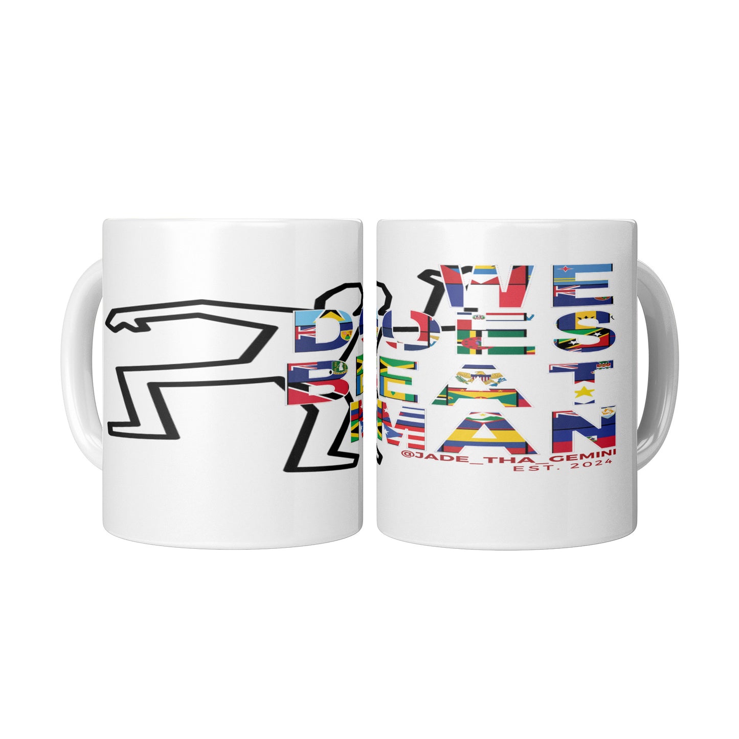 We Does Beat Man Coffee Mug Wht