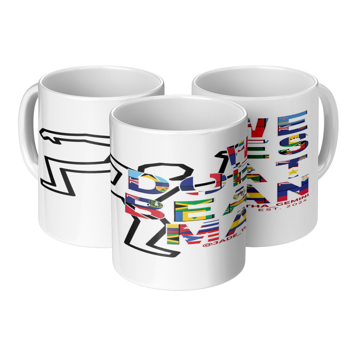 We Does Beat Man Coffee Mug Wht