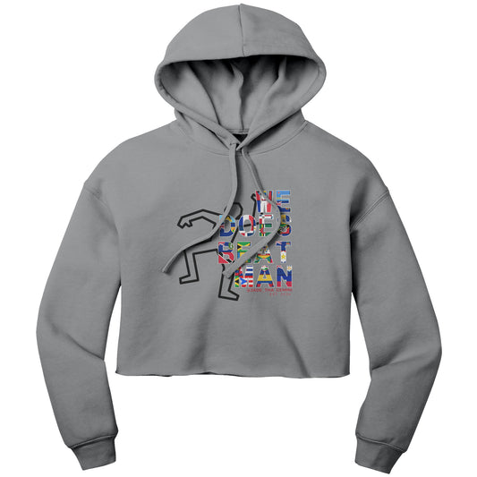We Does Beat Man Cropped Hoodie