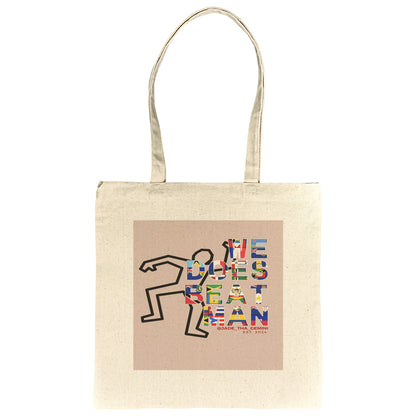 We Does Beat Man Pink Tote