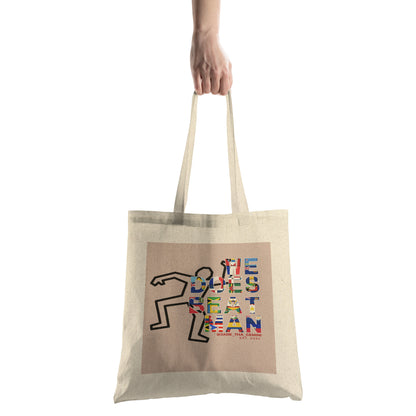 We Does Beat Man Pink Tote