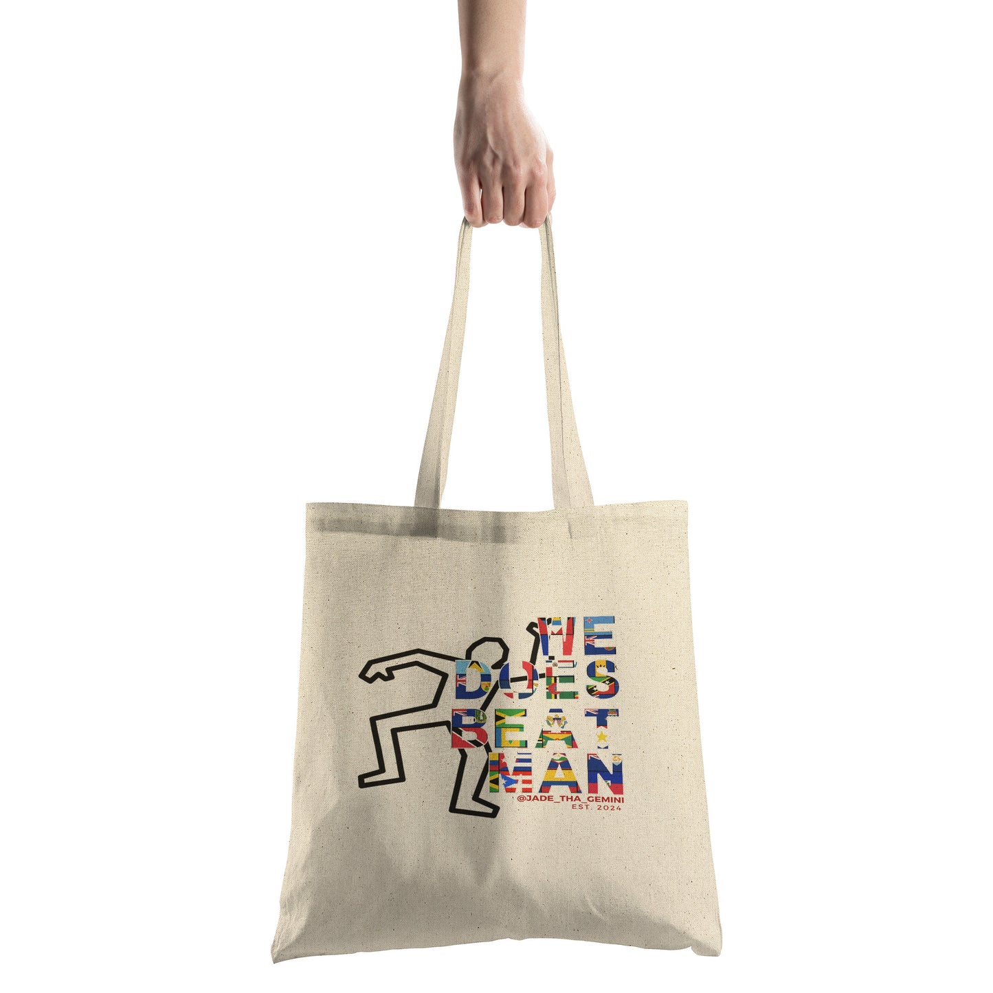 We Does Beat Man Tote