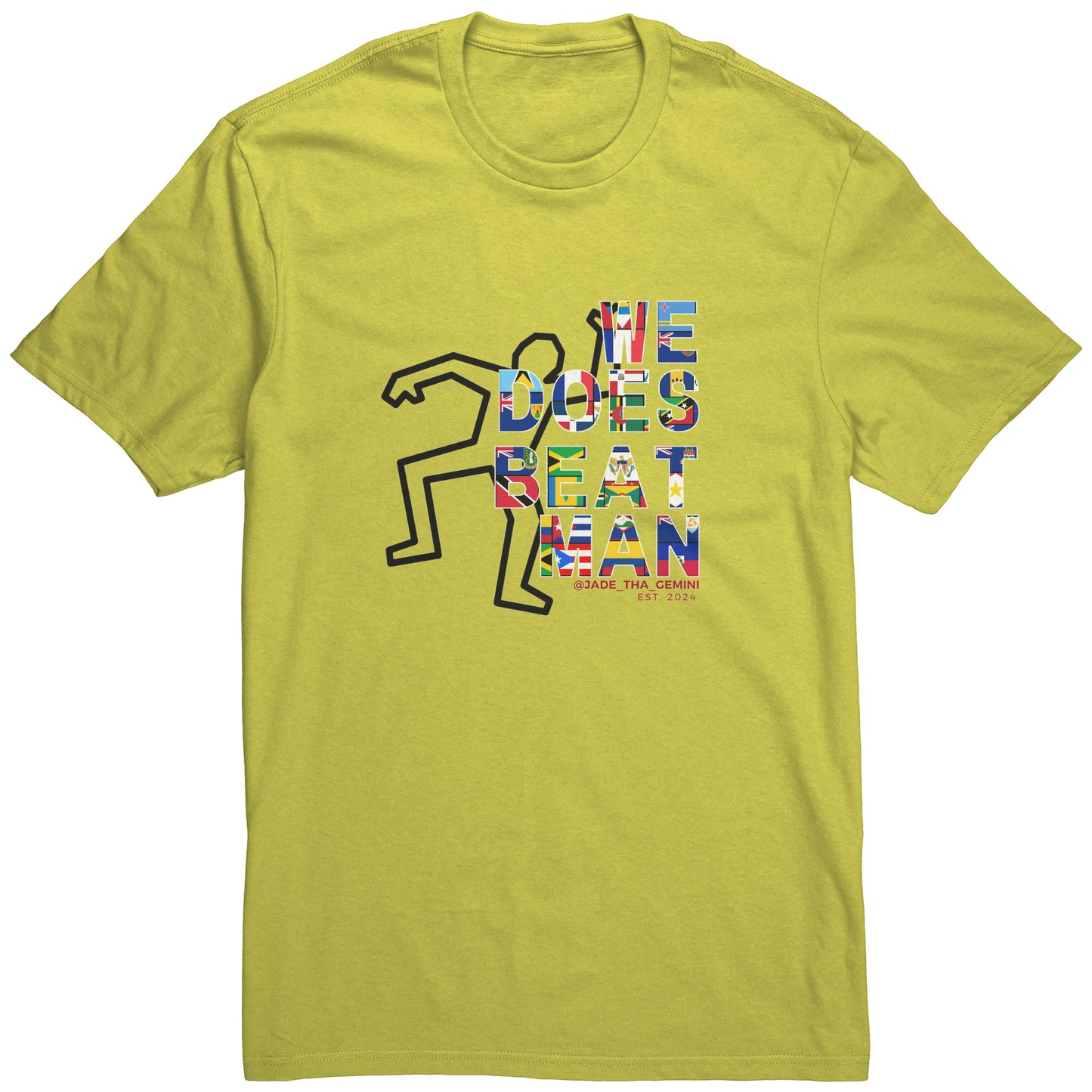 We Does Beat Man Tshirt - Mens