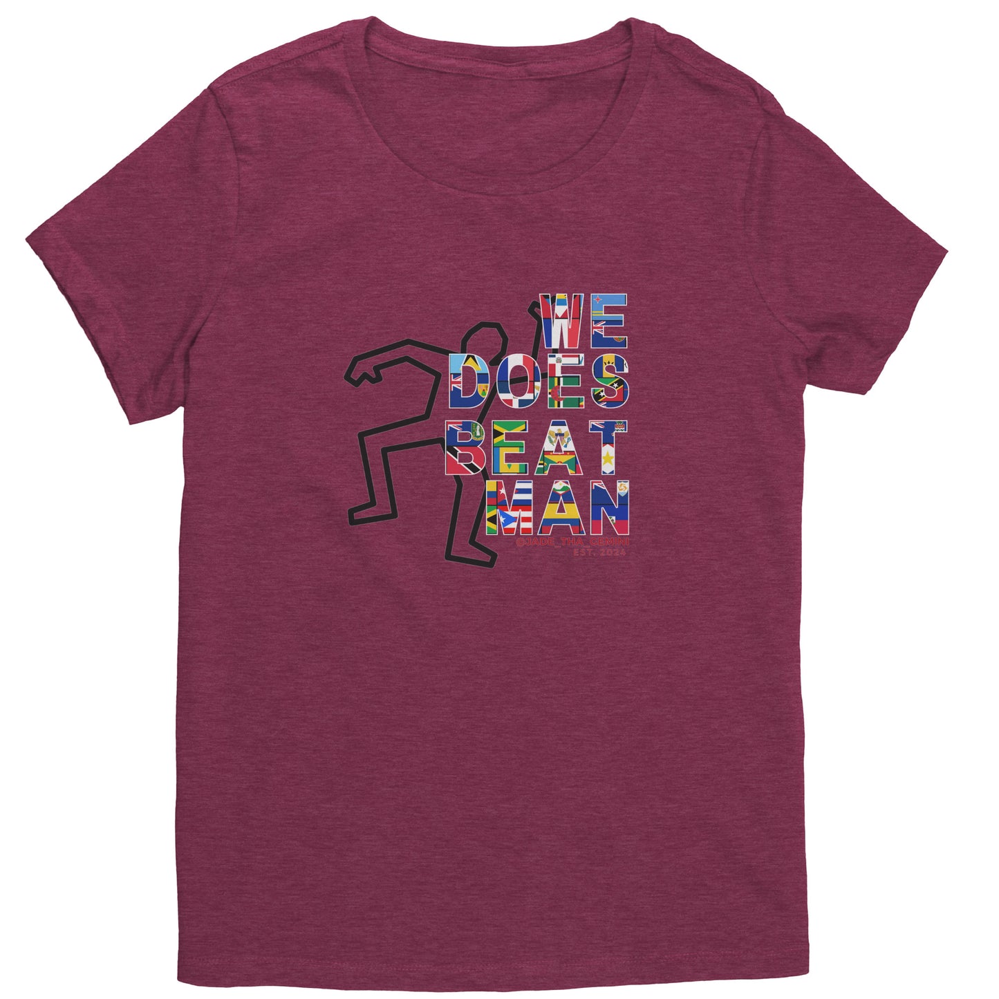 We Does Beat Man Women's Tshirt