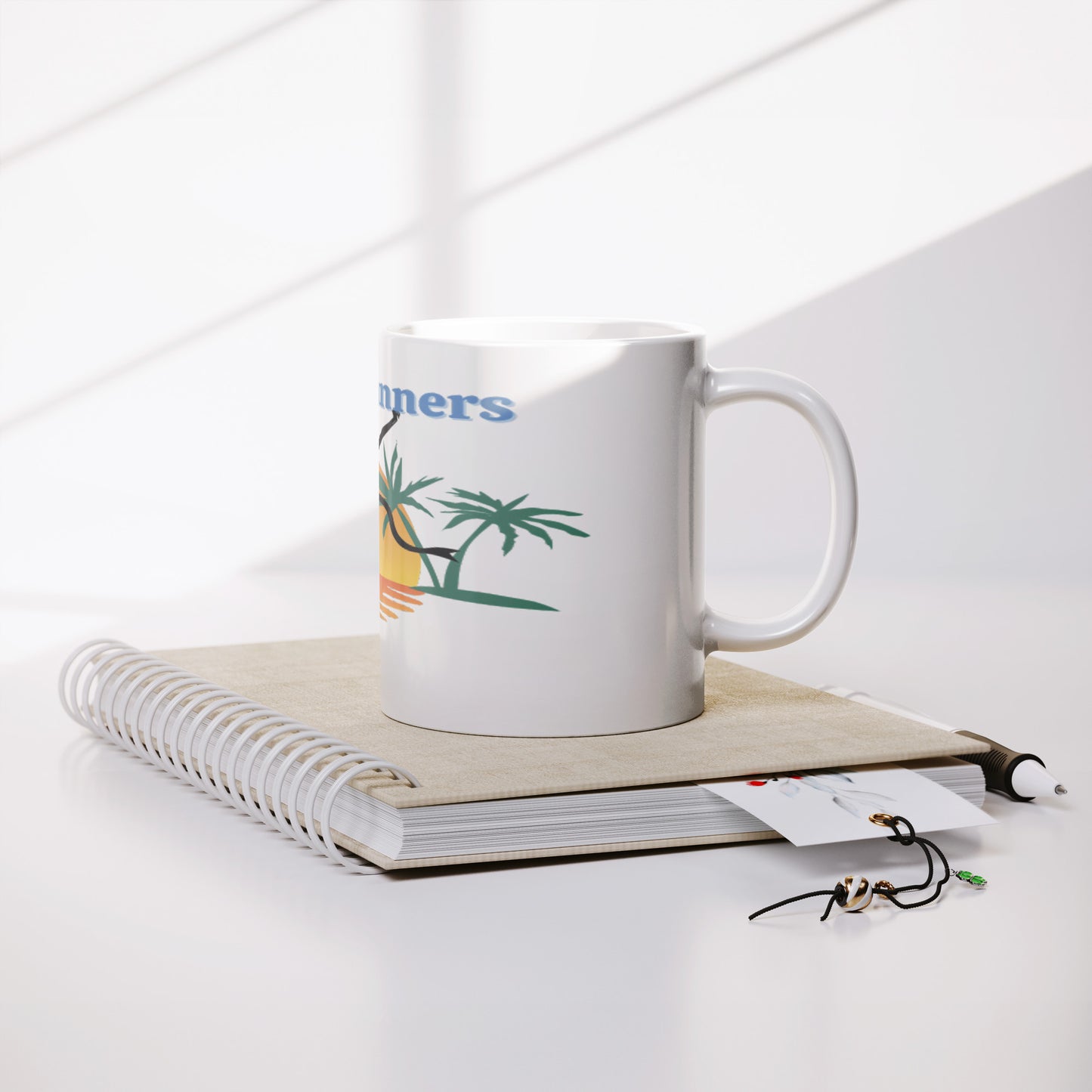 Women's Ocean Runners Coffee Mug Wht