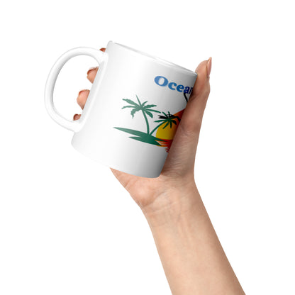 Women's Ocean Runners Coffee Mug Wht